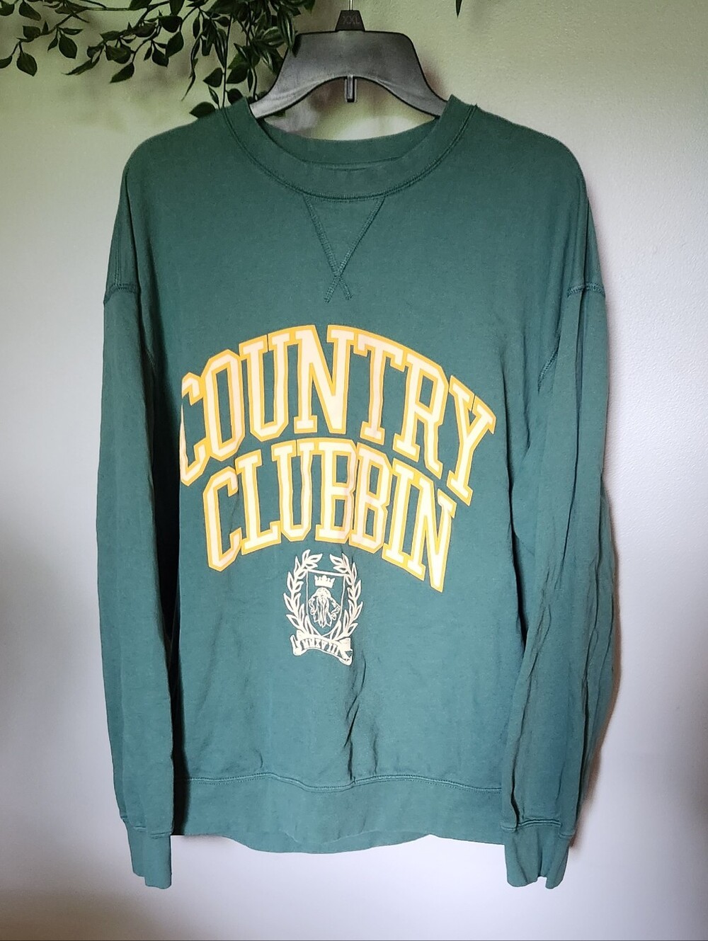 Country Clubbin Crewneck Sweatshirt - 100% Cotton